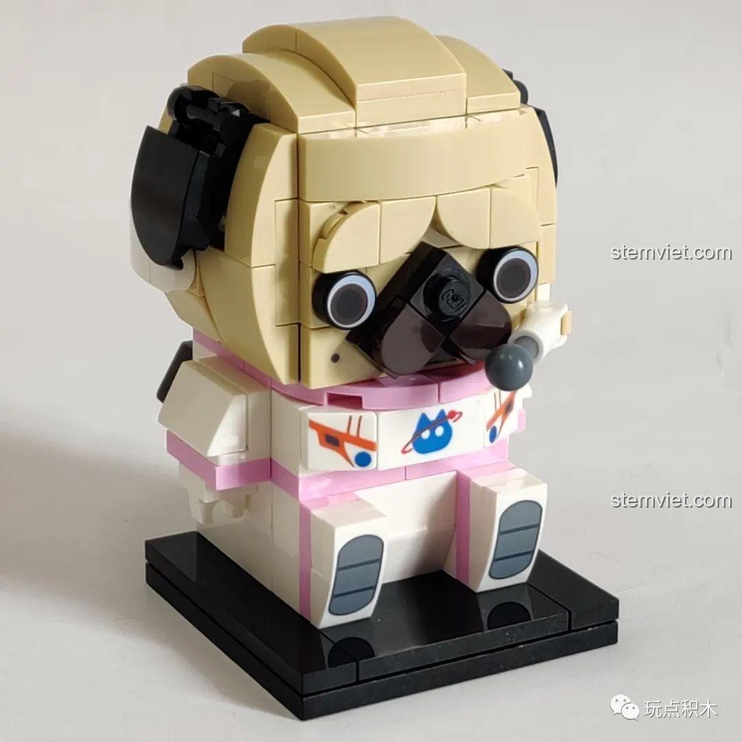 Mảnh in hình mặt của mô hình GUDI 52051, cho thấy độ sắc nét của chi tiết in ấn.