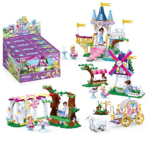 Bộ lắp ghép Thế giới công chúa GUDI 9001B cho bé gái 6 tuổi. Món đồ chơi xếp hình Lâu đài công chúa giá rẻ, chất lượng.