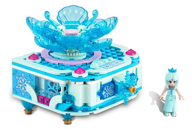 Bộ lắp ghép Hộp Đựng Băng Liên Hoa Ye Luoli GUDI 9044 với minifigure Băng Công Chúa, đồ chơi lắp ráp cho bé gái 6 tuổi, giá tốt.