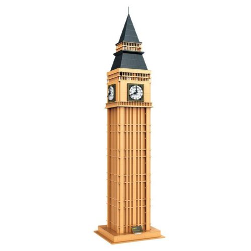 Mô hình lắp ráp Tháp Đồng Hồ Elizabeth (Big Ben) Happy Build YC-20002, cao 105.5cm, dành cho người lớn và trẻ em trên 8 tuổi.
