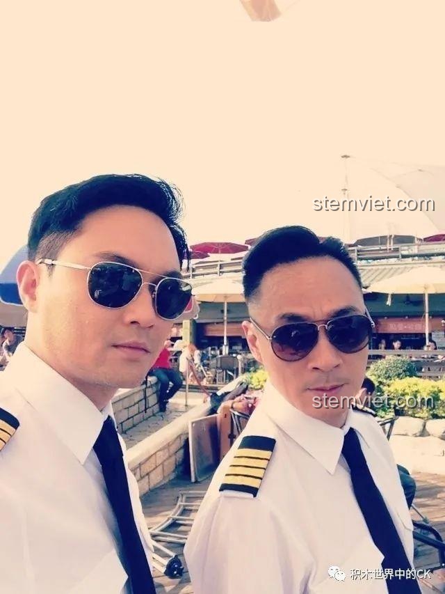 Hai diễn viên trong vai phi công của phim 'Bao la vùng trời', hình tượng truyền cảm hứng cho bộ đồ chơi GUDI 10503.