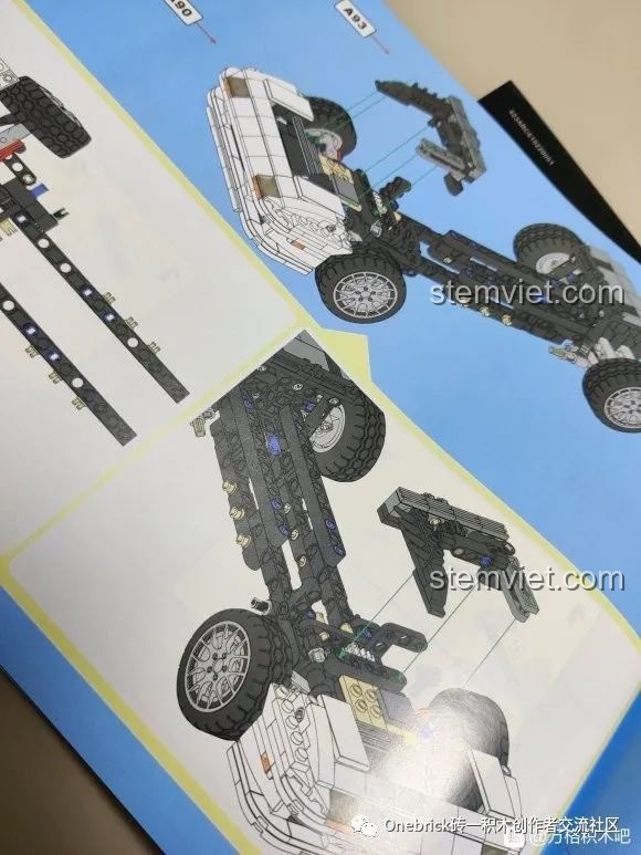 Trang hướng dẫn lắp ráp CaDA C61022 Mazda RX-7 FC3S chi tiết, rõ ràng từng bước.