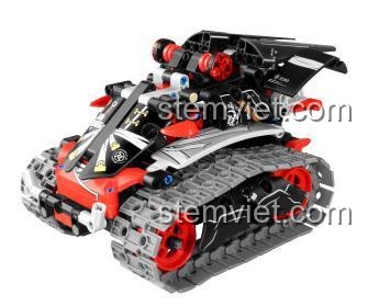 Mô hình xe tăng địa hình từ bộ Robot điều khiển từ xa 8030, một trong ba tạo hình sáng tạo.