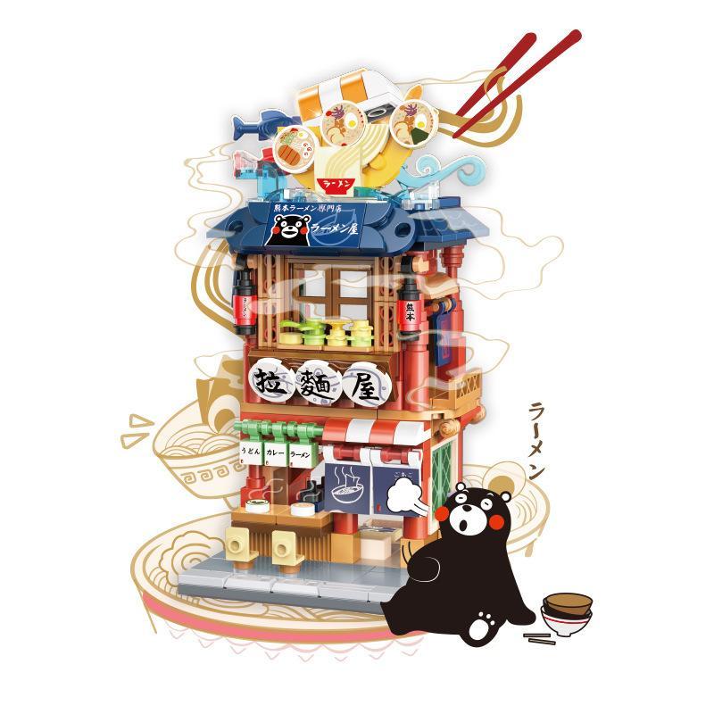 Bộ đồ chơi Inbrixx 880019 Quán Mì Ramen Kumamon chi tiết cao, đồ chơi lắp ráp cho bé trai và bé gái 6 tuổi, giá tốt.