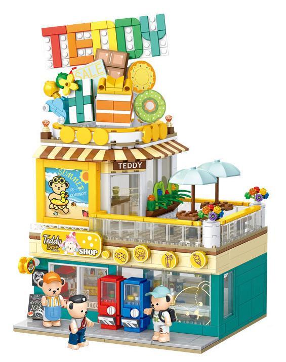 Bộ đồ chơi Cửa hàng tiện lợi Teddy Inbrixx 881102 với 1156 mảnh ghép, mô hình chi tiết sống động, phù hợp cho bé trai và bé gái 6 tuổi, giá tốt.