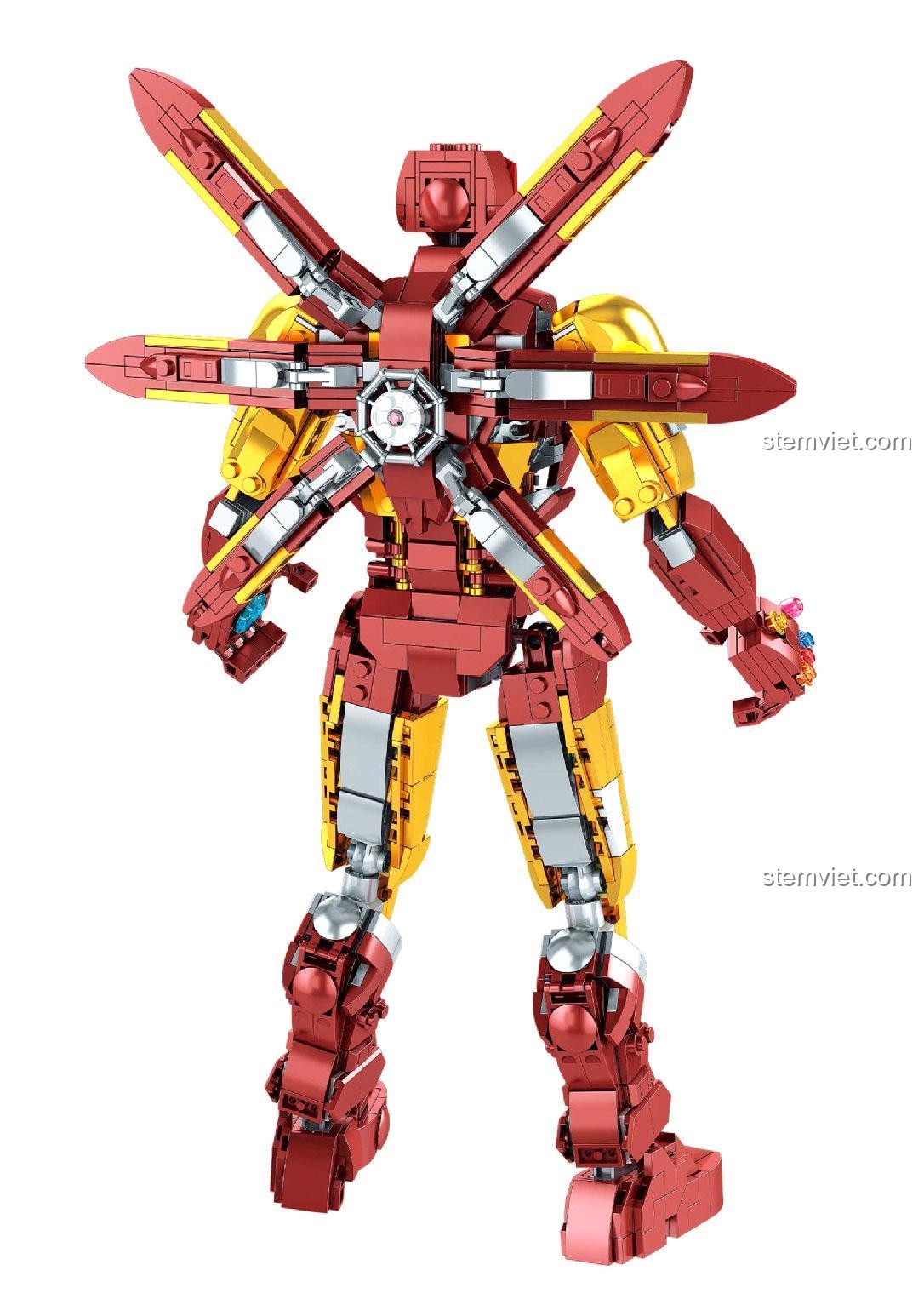 Mô hình Iron Hero MK85 từ phía sau