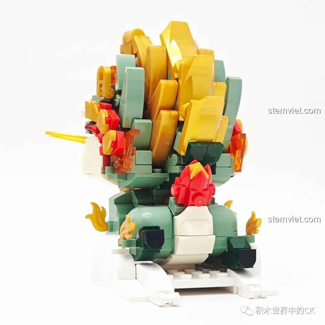 Mô hình Lucky Kirin (Kỳ Lân May Mắn) đã hoàn thiện, nhìn trực diện.