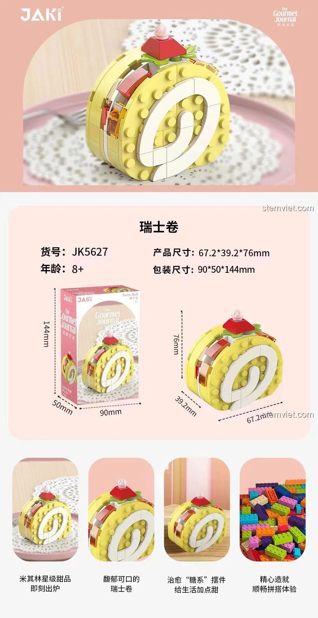 Mô hình Bánh Cuốn Thơm Ngon JAKI JK5627