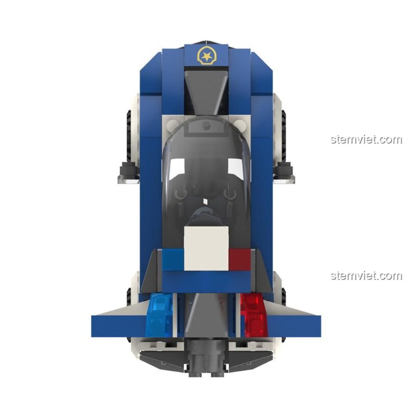 Xe Cảnh Sát JAKI JK9129, đồ chơi lắp ráp giá tốt, phù hợp bé trai 8 tuổi