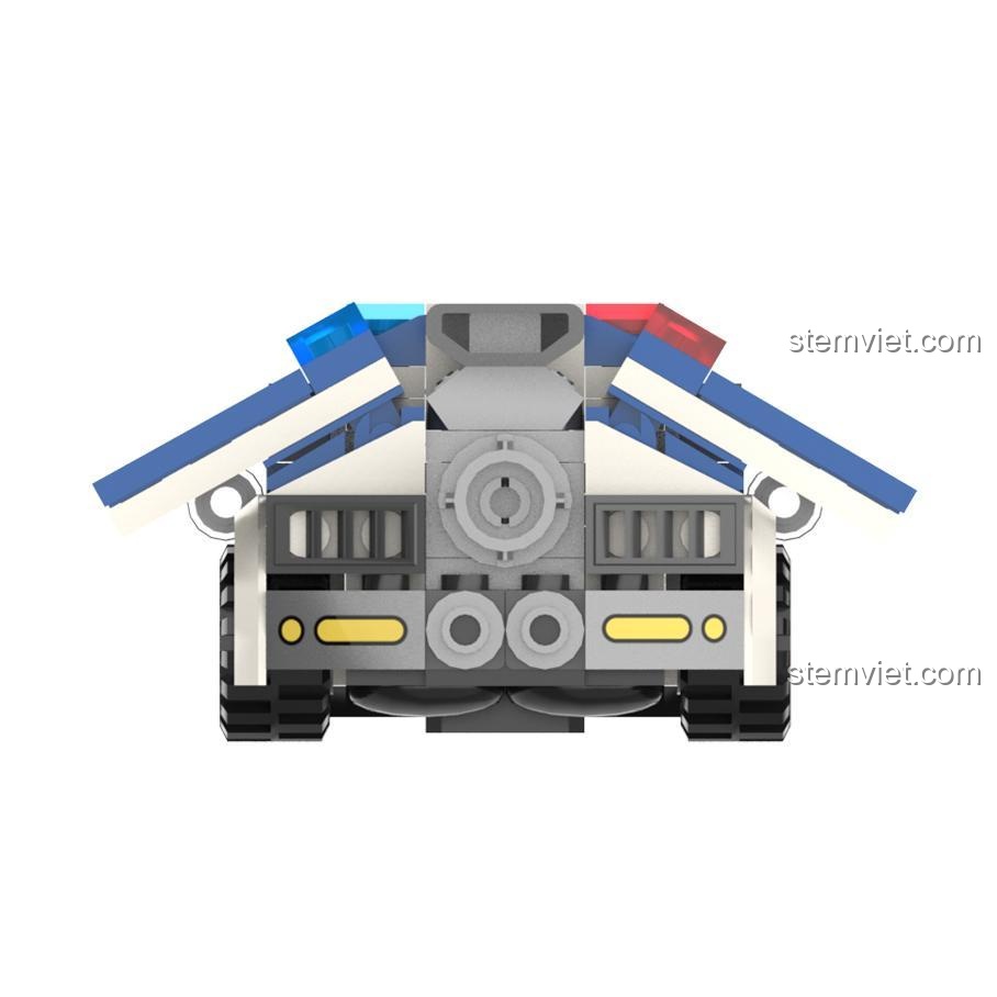 Bộ xếp hình Xe Cảnh Sát Tốc Độ JAKI JK9129, đồ chơi giáo dục cho bé 8 tuổi, giá hợp lý