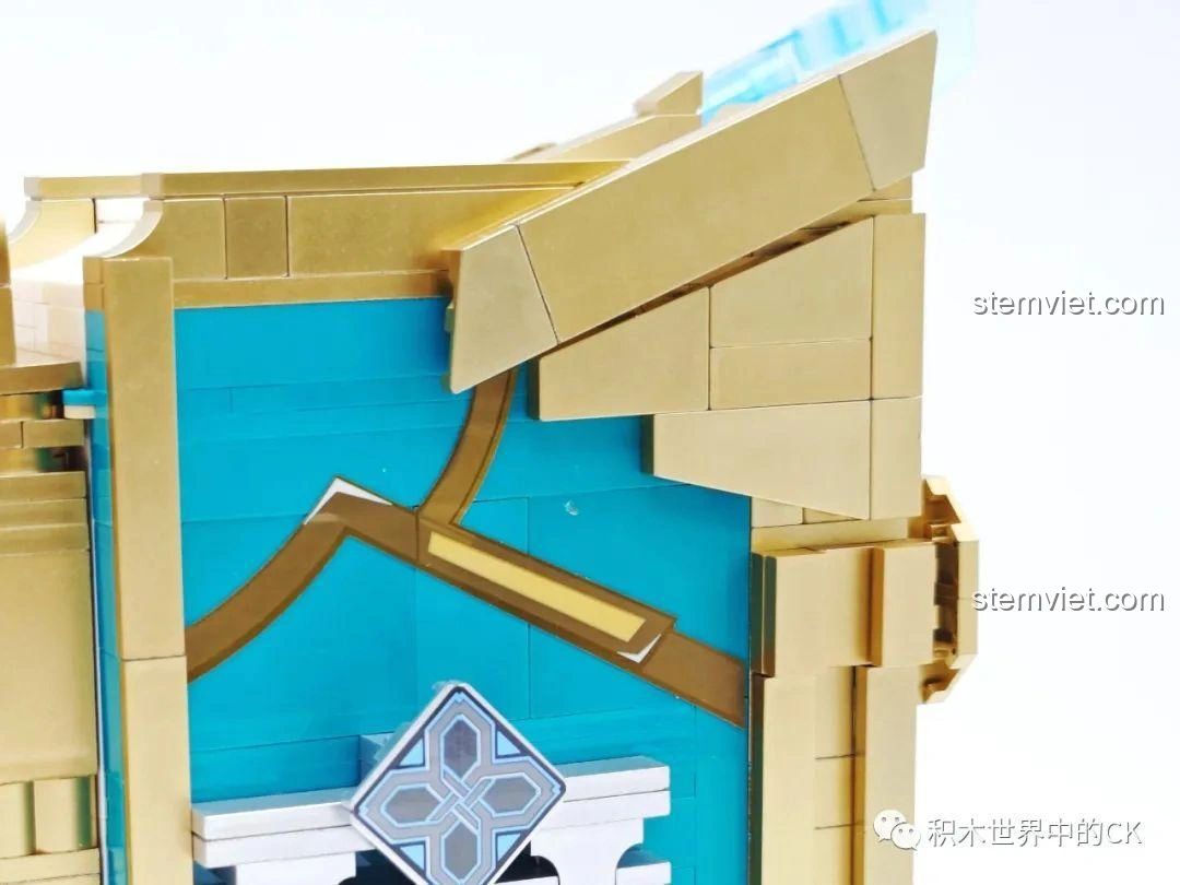 Cận cảnh chi tiết cánh trong suốt của mô hình JIESTAR 58102 Sách Thiên Không, tạo hiệu ứng ma thuật.