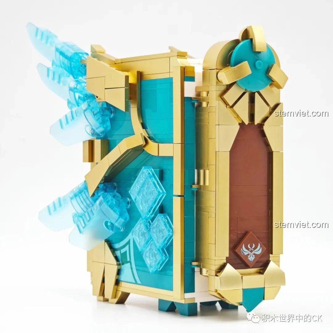 Mô hình JIESTAR 58102 Sách Thiên Không hoàn chỉnh, thể hiện sự cân đối và hài hòa trong thiết kế.