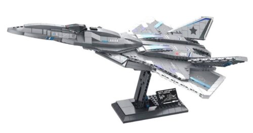 Bộ đồ chơi lắp ráp JIESTAR JJ9108 Chiến cơ không gian Bạch Đế màu xám có đế trưng bày, phù hợp cho bé trai 8 tuổi trở lên, chất lượng cao giá tốt.