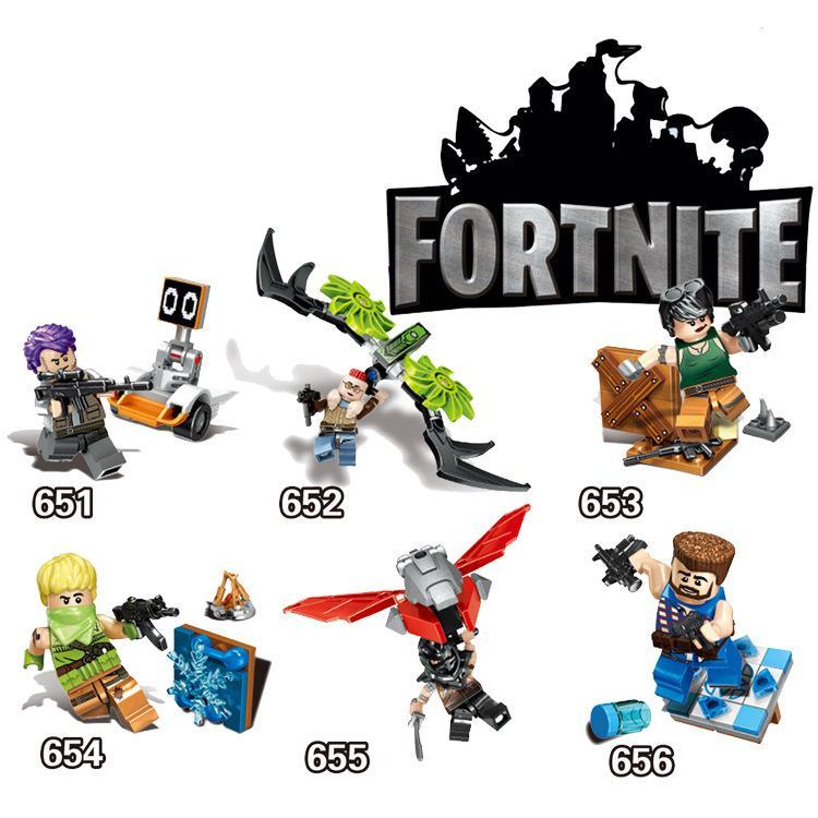 Mô hình nhân vật Ramirez trong game Fortnite, mã Jisi 653. Đồ chơi lắp ráp giá rẻ cho bé trai 6 tuổi.