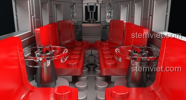 Tàu hỏa EMD F7 WP 51107 JMBricklayer với nội thất toa tàu chi tiết, chất lượng tốt, phù hợp con trai 14 tuổi