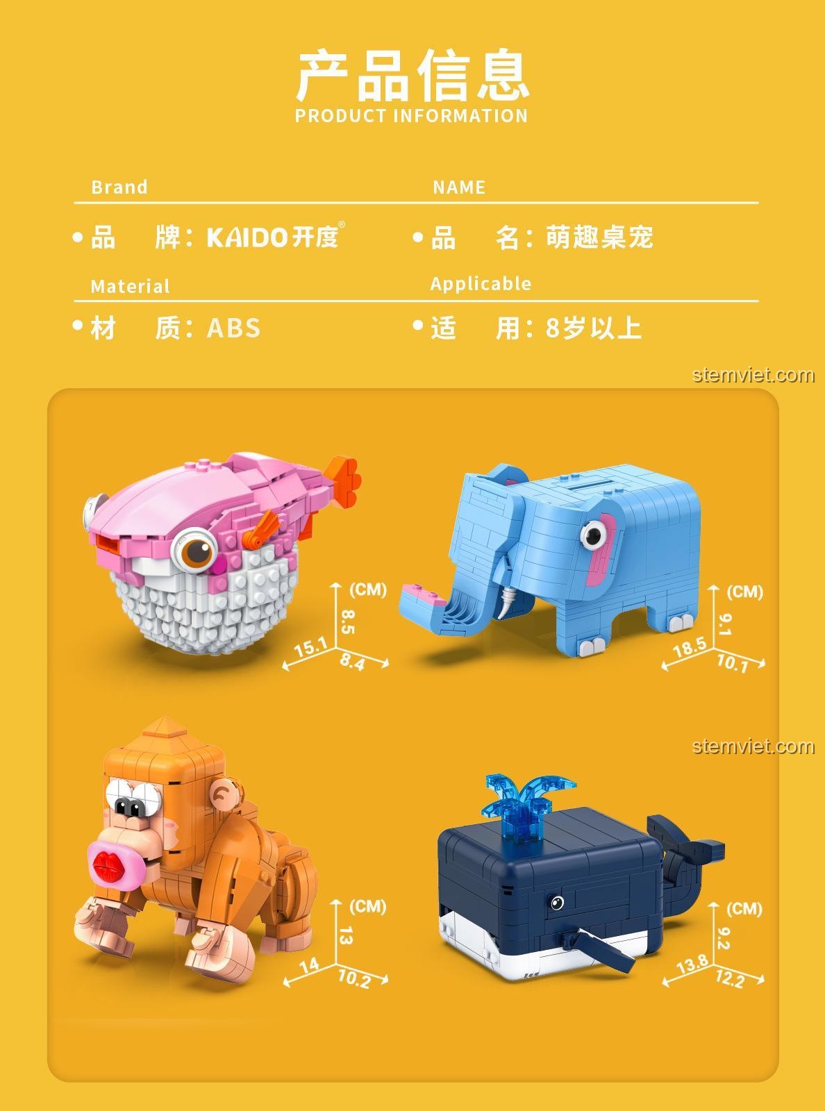 Sản phẩm không liên quan: mô hình cá voi màu xanh dương.