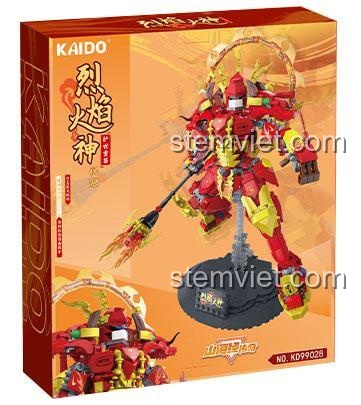 Đồ chơi xây dựng KD99028 Robot Thần Lửa Chúc Dung Kaido, mô hình mecha độc đáo cho bé trai 8 tuổi, giá tiết kiệm.