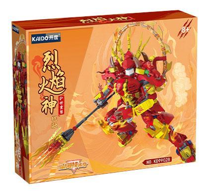 Bộ lắp ghép Mô hình Thần Lửa Chúc Dung Kaido KD99028, đồ chơi mô hình chất lượng cao cho con trai 8 tuổi, giá tốt.
