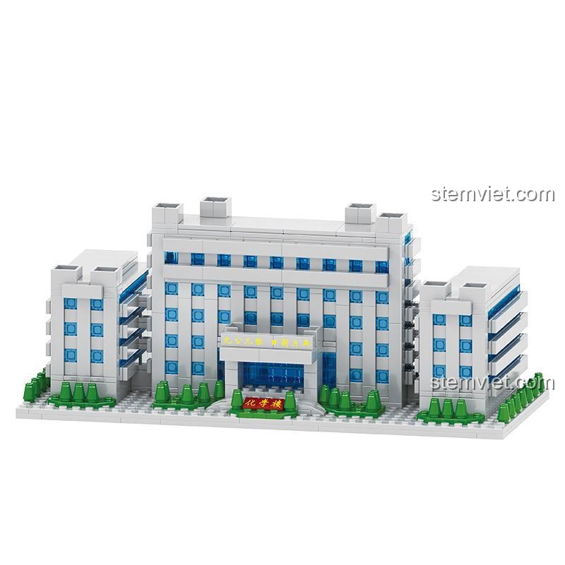 đồ chơi mô hình KaiZhi 3124 Kiến trúc Đại học Nam Khai chất lượng cao cho bé trai 6 tuổi