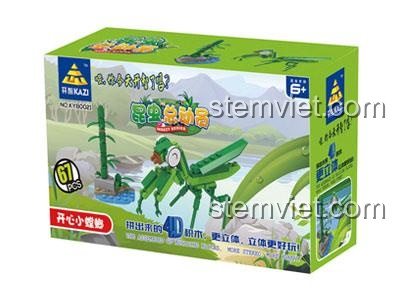 Hộp đồ chơi mô hình Chú Bọ Ngựa Xanh KAZI KY800214. Món quà sinh nhật ý nghĩa cho bé trai.