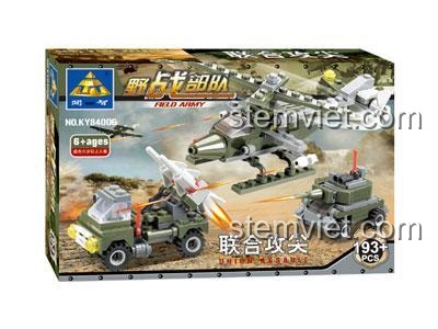 Hộp đồ chơi mô hình KAZI 84006 Tấn công Liên hợp giá tốt, một lựa chọn thay thế tiết kiệm cho LEGO®.