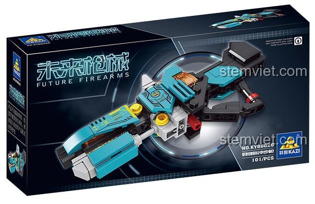 Hộp đồ chơi lắp ráp KAZI KY88026 Súng Trường Xung Kích, thiết kế tương lai, phù hợp bé trai 6 tuổi, giá tiết kiệm.