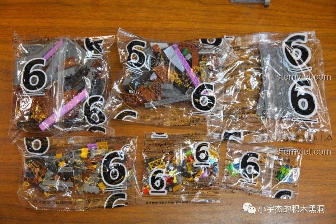 Kệ trưng bày tượng 12 con giáp bên trong tầng 2 của Cửa hàng phép thuật ở Hẻm Xéo.