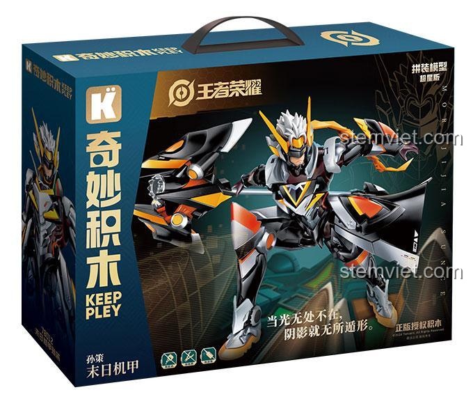 Hộp bộ lắp ráp Tôn Sách Mạt Nhật Cơ Giáp Keeppley 78012, đồ chơi xây dựng 78012 cho con trai 14 tuổi, giá tốt