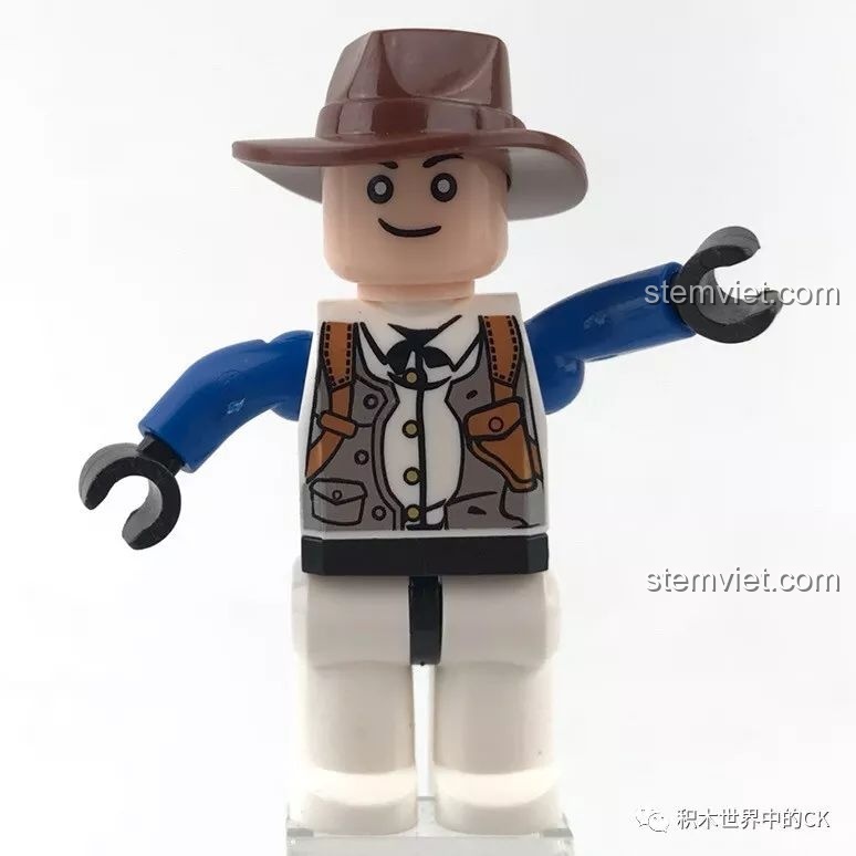 Minifigure Xingbao với cánh tay có khớp nối linh hoạt, cho phép tạo nhiều tư thế khác nhau.