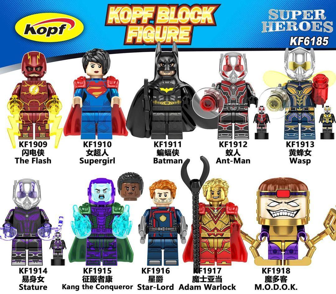 Bộ 10 Mô Hình Super Heroes KF6185 - The Flash