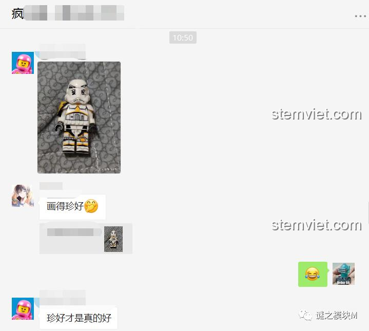 Minifigure Boba Fett không mũ bảo hiểm trong set đồ chơi Minifigure Star Wars.