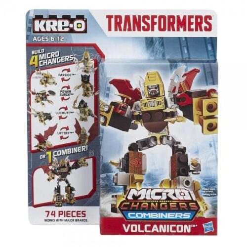 Đồ chơi mô hình 828 Robot Volcanicon Kre-O A7828 biến hình linh hoạt cho bé trai 6-12 tuổi