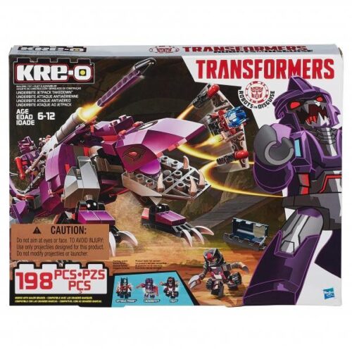 bộ lắp ghép Robot Biến Hình Underbite Kre-O B0950 Robot Biến Hình Underbite Jetpack Takedown 198 mảnh, có khả năng bắn đạn, kèm 3 minifigures, phù hợp bé trai 6 tuổi, giá tốt