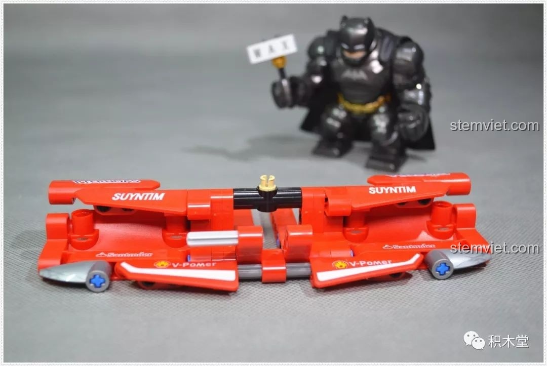 Lắp ráp cánh gió trước cho Xe đua Công thức 1 Sembo giá rẻ.