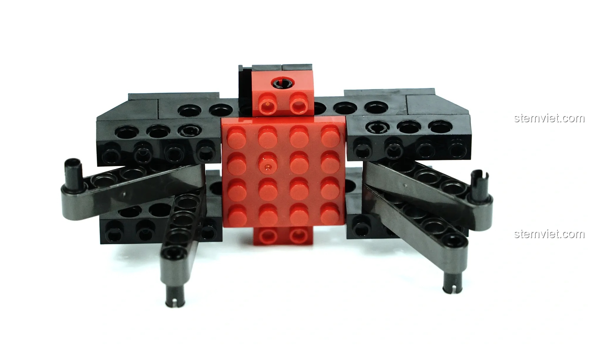 Lắp ráp hệ thống treo độc lập cho bốn bánh của mô hình Xe bán tải hầm hố 03025.