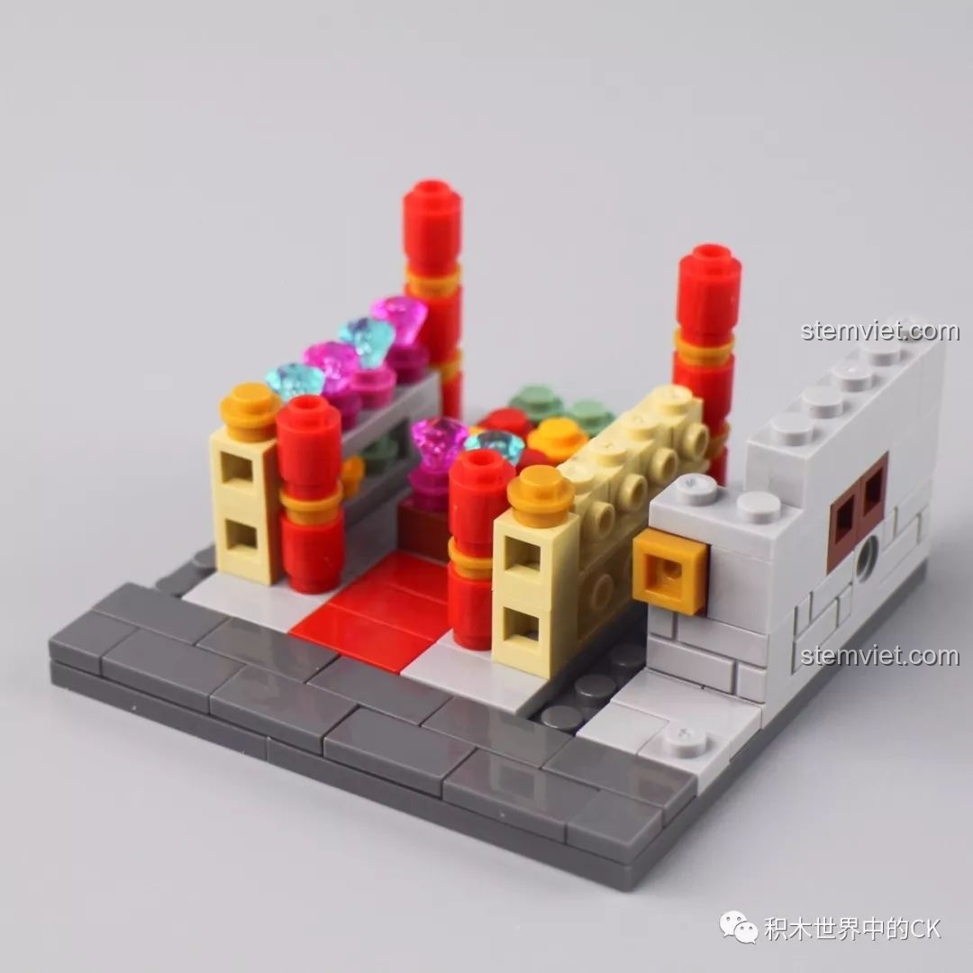 Quá trình lắp ráp Tiệm Vàng Bạc Đá Quý, review Xingbao XB-01101 Tiệm Vàng Bạc Đá Quý.