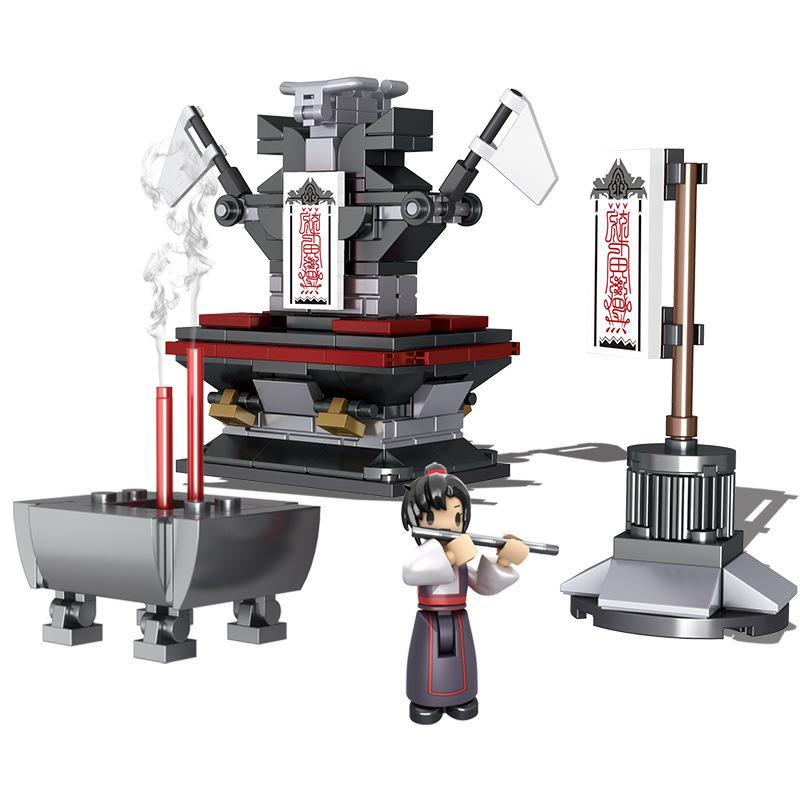 Bộ lắp ráp Leier LE-J915 Tế Đàn Trần Tình từ truyện Ma Đạo Tổ Sư, đồ chơi mô hình cho bé gái 8 tuổi giá rẻ.