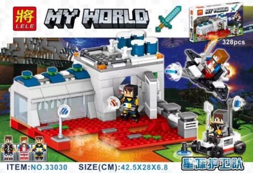Bộ lắp ghép LELE 33030 My World: Đội Vệ Binh Không Gian 328 mảnh cho bé trai 6 tuổi, đồ chơi lắp ráp chất lượng cao giá tốt.