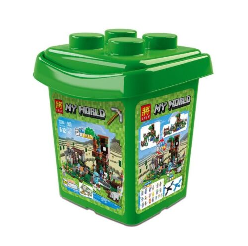 Thùng đồ chơi xếp hình LELE 33044 Ngôi Nhà Trên Cây Mini Minecraft 900 mảnh cho bé trai 6-12 tuổi. Một lựa chọn giá tốt thay thế LEGO®.