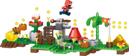 Hộp đồ chơi xếp hình LELE 33138-1 Super Mario với 68 chi tiết, một lựa chọn giá tốt để lắp ráp mô hình Super Mario.