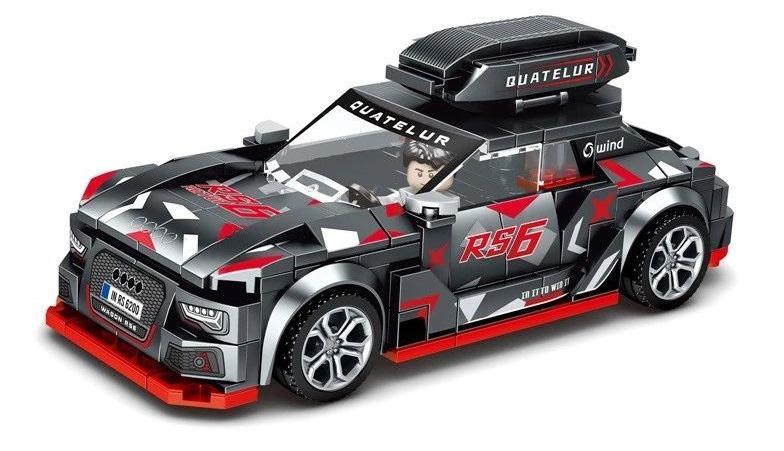 Bộ lắp ráp Xe Đua R56 Leyi 31022, đồ chơi mô hình xe thể thao R56 kéo lùi, dành cho bé trai 6 tuổi, giá tốt