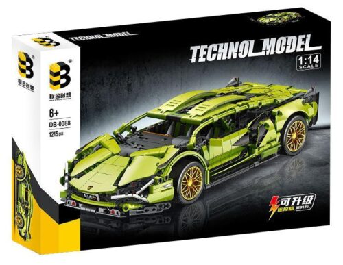 Bộ lắp ráp Lianhe Chuangxiang DB-0088 Siêu xe Lamborghini Sián FKP 37 1215 mảnh cho bé trai 6 tuổi, giá tốt