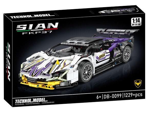 Bộ lắp ráp Siêu xe Lamborghini Sián FKP 37 Lianhe Chuangxiang DB-0099, đồ chơi mô hình xe đua cho bé trai 6 tuổi, giá tốt, có ảnh hộp sản phẩm.