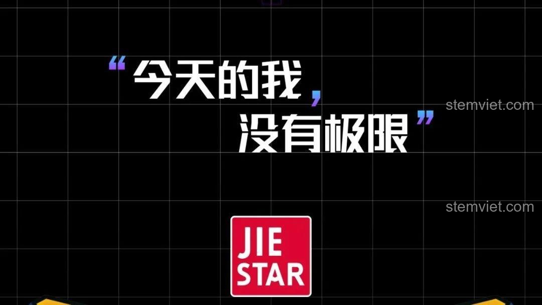 Logo thương hiệu JIESTAR, nhà sản xuất bộ lắp ráp Khí cầu chiến đấu Orgrim's Hammer 58036 chất lượng.