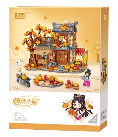 Hộp bộ đồ chơi Ngôi Nhà Mùa Thu LOZ 1379 962 mảnh ghép, mô hình kiến trúc tinh xảo cho bé gái 8 tuổi, giá tốt.