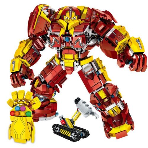 Bộ lắp ráp Người Hủy Diệt Hulk MK-48 LW Building Blocks 2052B, đồ chơi mô hình Hulkbuster MK-48 cho bé trai 6 tuổi, giá tốt