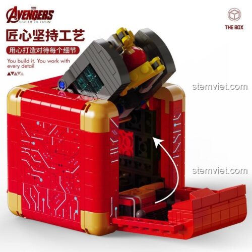 đồ chơi mô hình Hộp Giáp Người Sắt LW Building Blocks 2075 với tính năng biến hình độc đáo