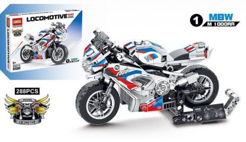 Bộ lắp ráp LWCK 80015-1 Mô tô BMW M 1000RR chi tiết cao, đồ chơi mô hình LWCK cho bé trai 6 tuổi, giá tốt.