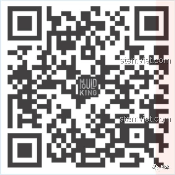 Mã QR để tải ứng dụng Mould King (MK brick App) cho việc điều khiển bộ module nguồn và điều khiển 6 kênh 6.0.