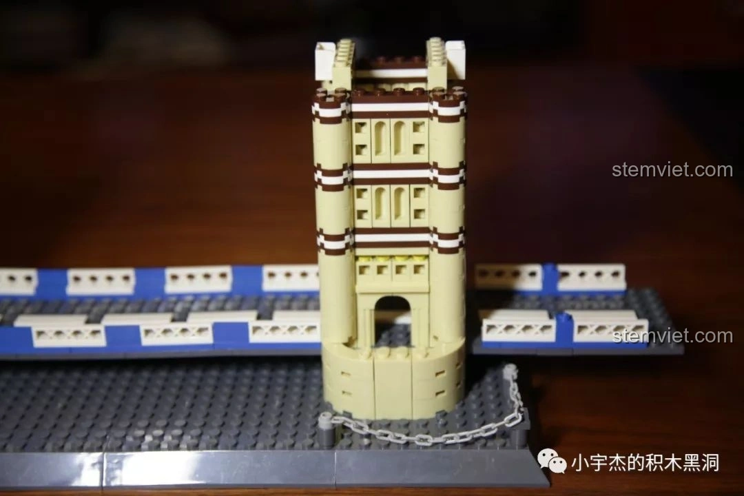 Các chi tiết mái vòm và trang trí độc đáo của bộ WANGE 4219 Cầu Tháp Luân Đôn.